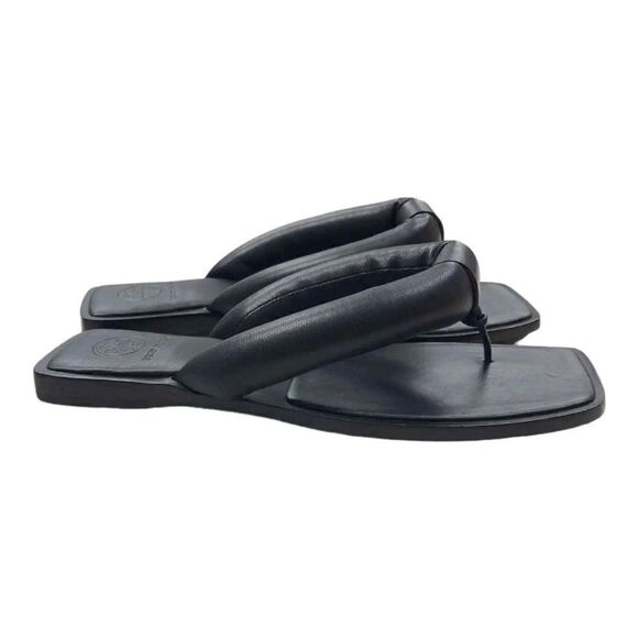 Tory Burch Nevada Thong Puffy Leather Sandals Flats Size 8 $298 - Picture 7 of 10